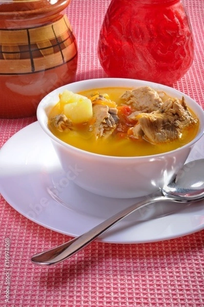 Obraz Fish soup