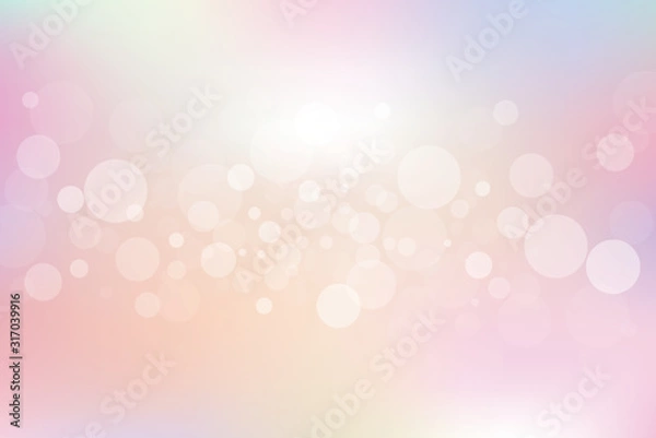 Obraz カラフルなふわふわした背景