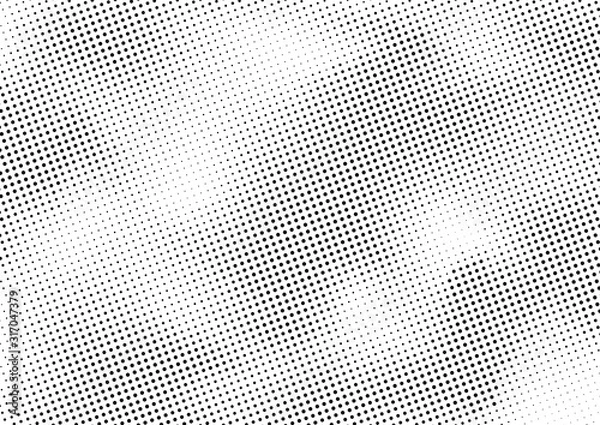 Obraz Abstract halftone dotted background. Futuristic grunge pattern, dot and circles.  Vector modern optical pop art texture for posters, sites, business cards, cover, postcards, labels, stickers layout.