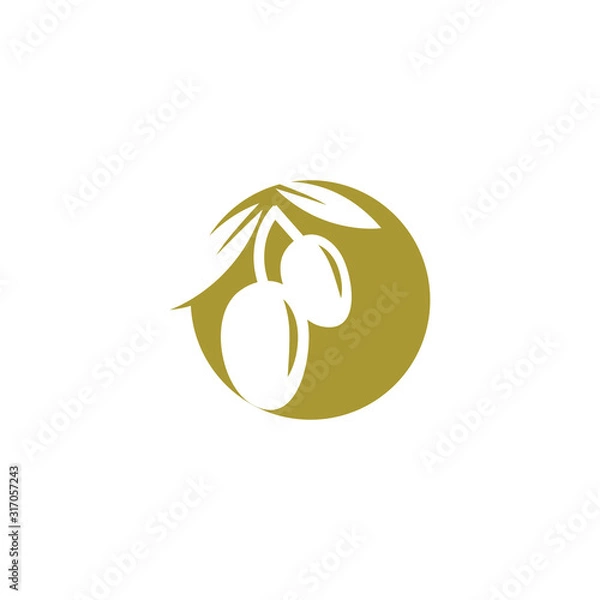 Fototapeta olive icon vector illustration
