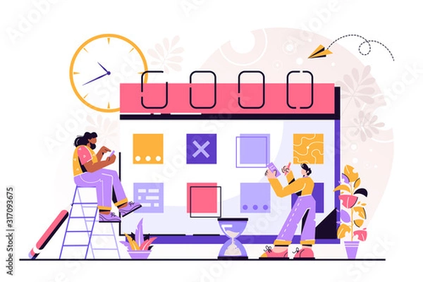 Fototapeta time management concept