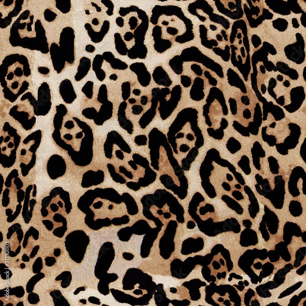 Obraz leopard print abstract seamless pattern design