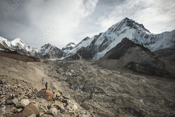Obraz The Khumbu glacier