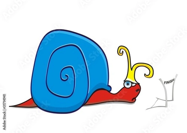 Fototapeta escargot finish