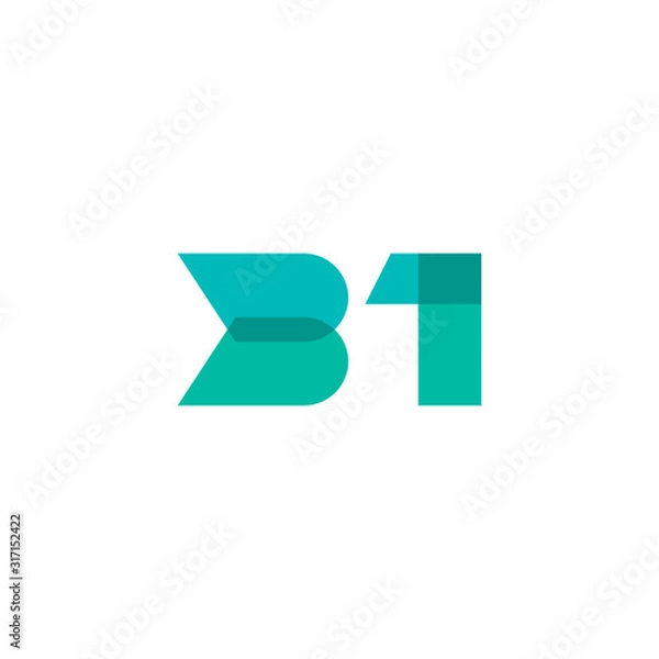 Obraz number 31 thirty-one logo design simple vector