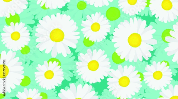 Obraz daisy flower pattren design 01