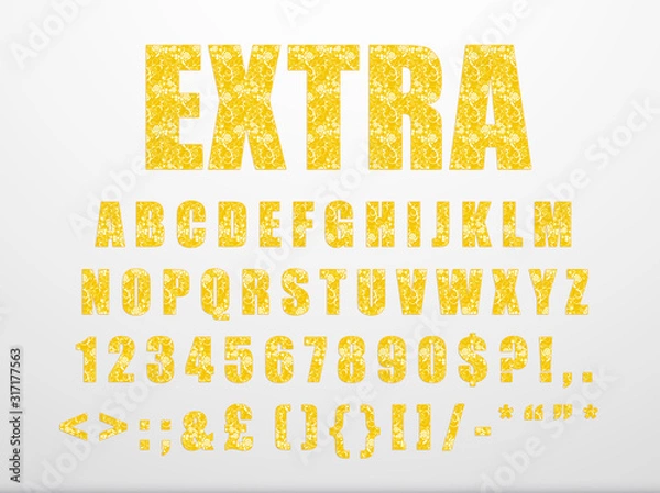 Obraz Modern Font Readable Text