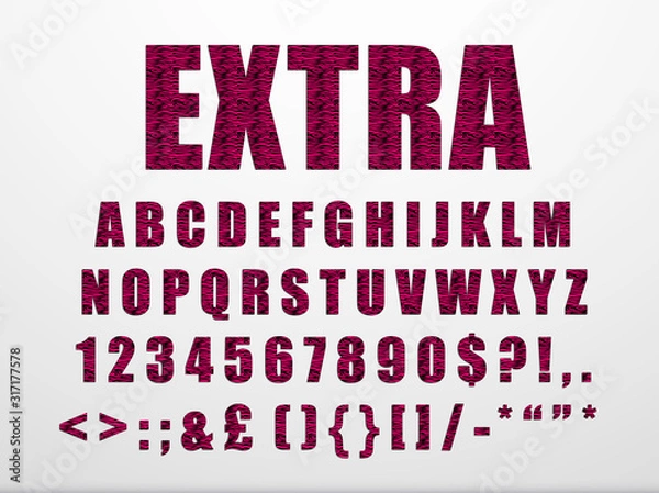 Obraz Modern Font Readable Text