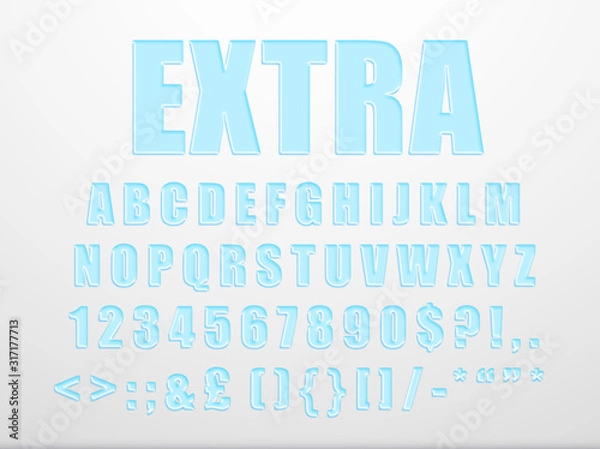 Obraz Modern Font Readable Text