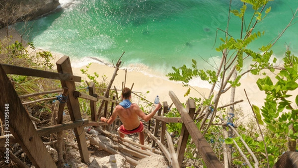 Obraz steps to a beach
