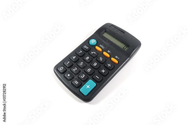 Fototapeta Calculator isolated on white background
