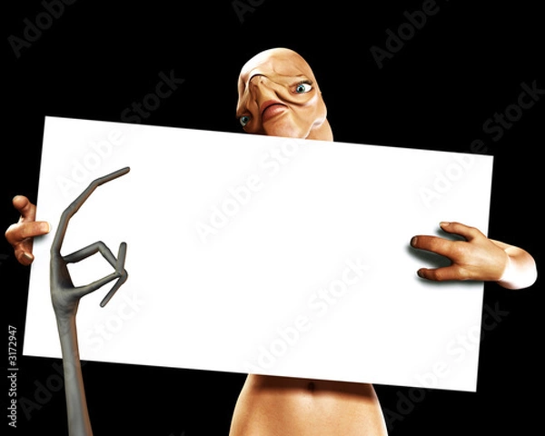 Fototapeta alien sign 14