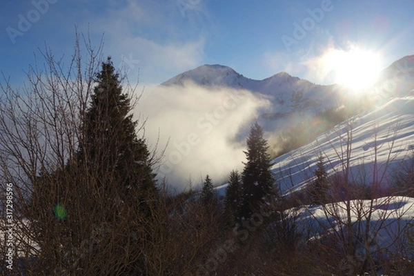 Obraz Schnee im Gebirge