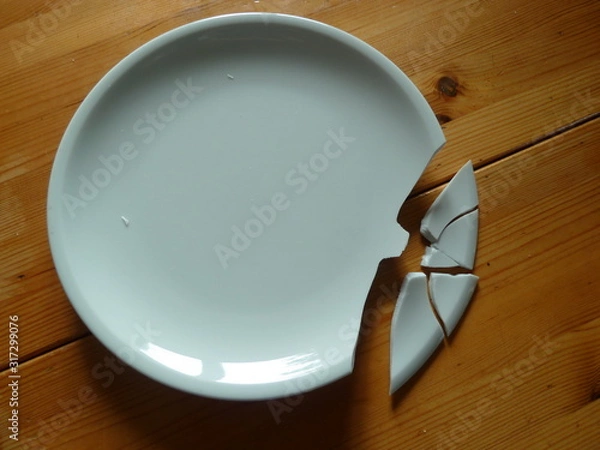 Obraz Zerbrochener Teller