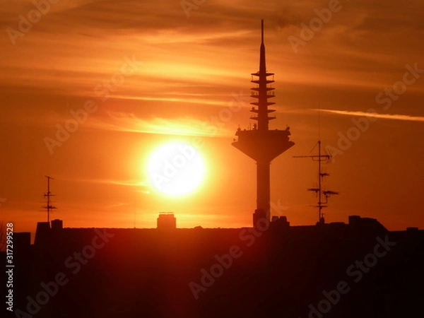 Obraz Funkturm - Ginnheimer Spargel