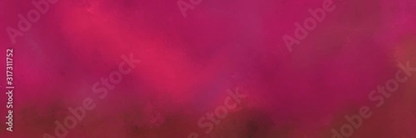 Fototapeta grunge horizontal design with dark moderate pink, crimson and old mauve color