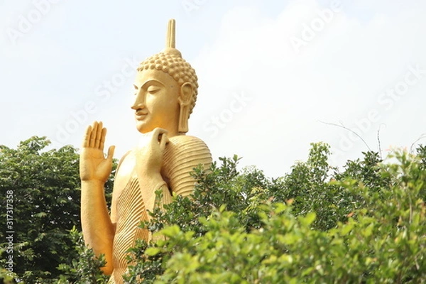 Obraz golden buddha statue