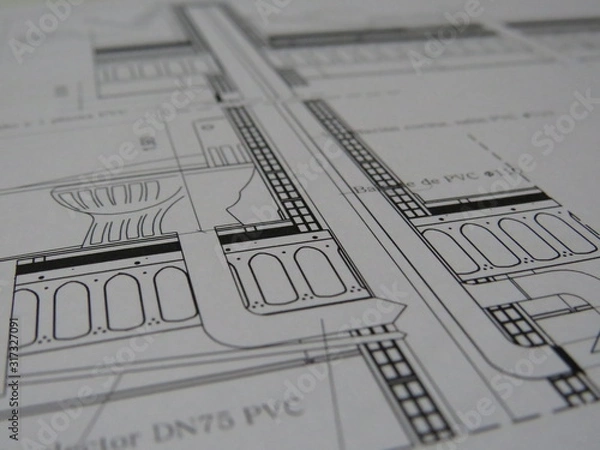 Fototapeta detalle constructivo