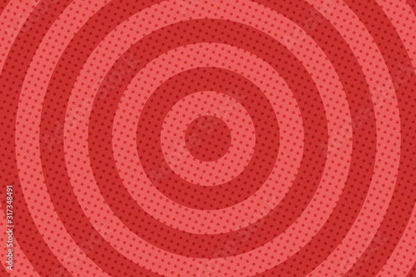 Obraz Vector simple background with circles and dots pattern