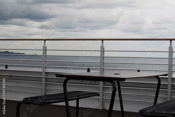 Obraz 테라스 발코니 테이블