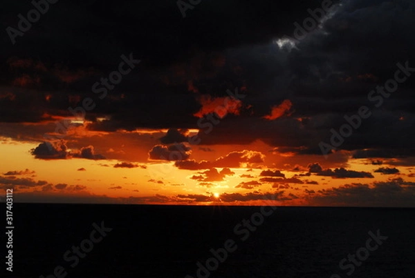 Obraz 호미곶 일출 동틀녘 해돋이