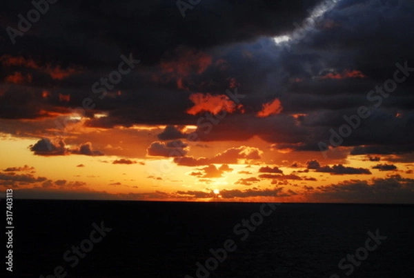 Obraz 호미곶 일출 동틀녘 해돋이