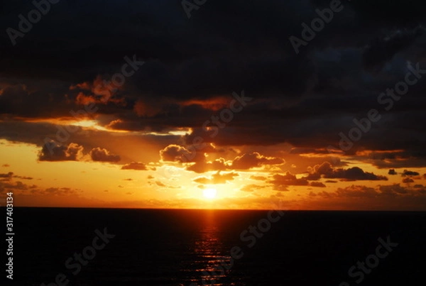 Obraz 호미곶 일출 동틀녘 해돋이