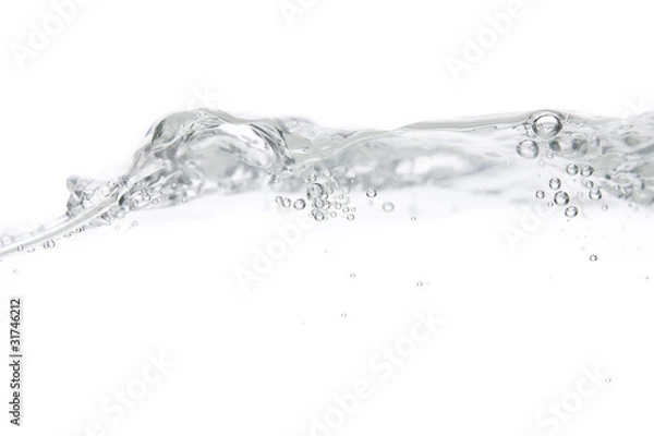 Obraz water fresh liquid splash wave white