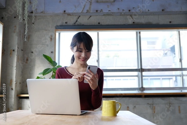 Fototapeta ポートレート　アジア人