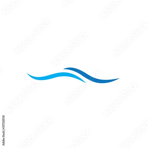 Obraz Waves Logo Template vector symbol
