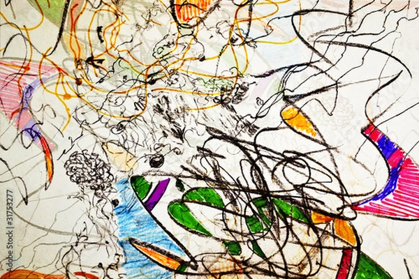 Obraz expressive abstract