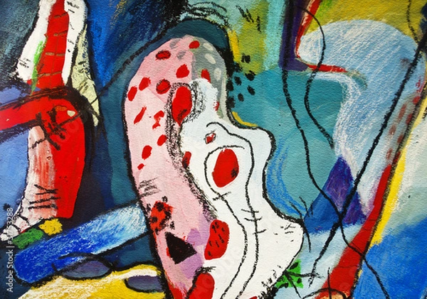 Obraz expressive abstract