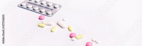 Obraz Blister pack and pills.