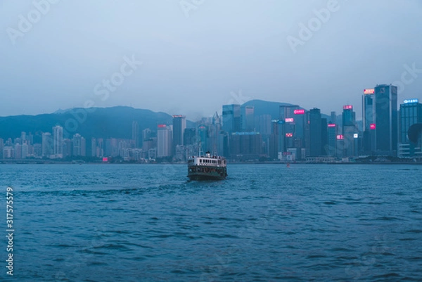 Obraz Skyline of Kowloon Bay in Hong Kong