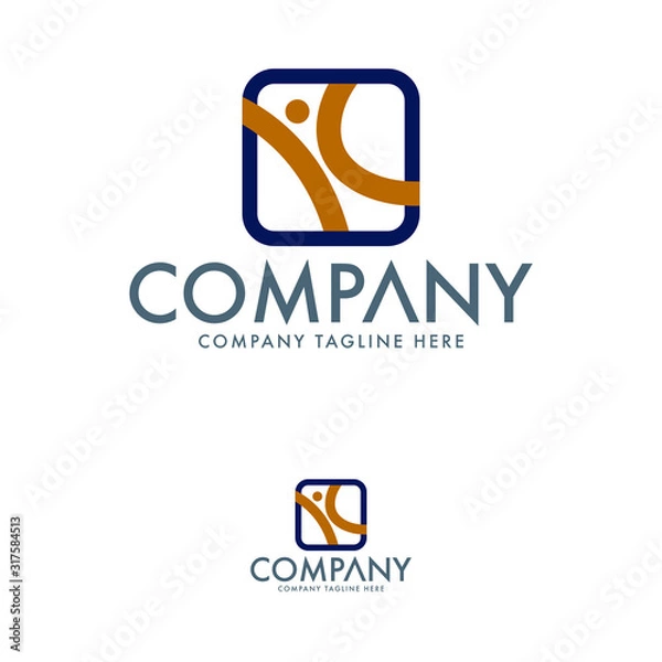 Obraz Logo. Initial K Logo Design Inspiration