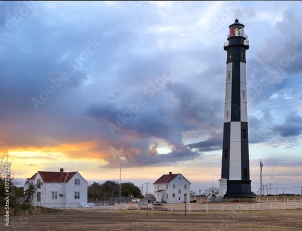Obraz Cape Henry  Light at Sunrise