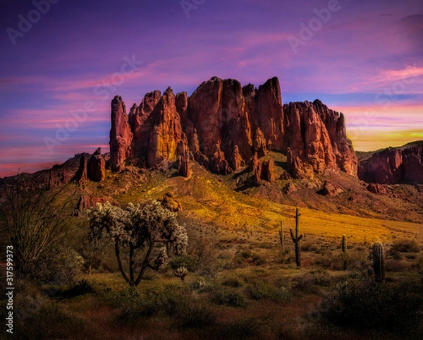 Obraz Superstition Mountains