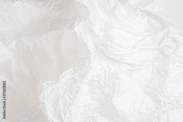 Obraz Crumpled White Tissue Paper