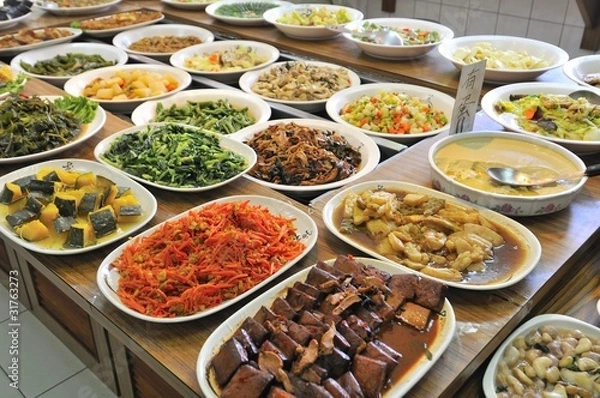 Obraz Vegetarian buffet meal