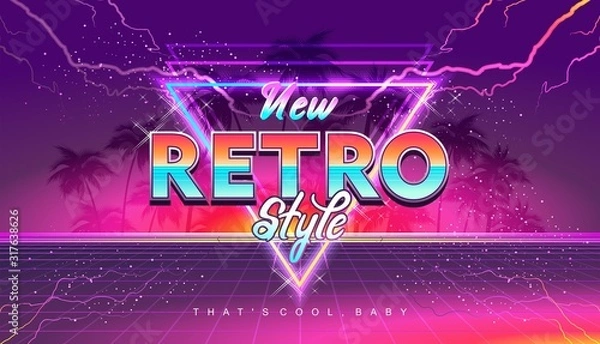 Obraz Futuristic horizontal banner virtual reality