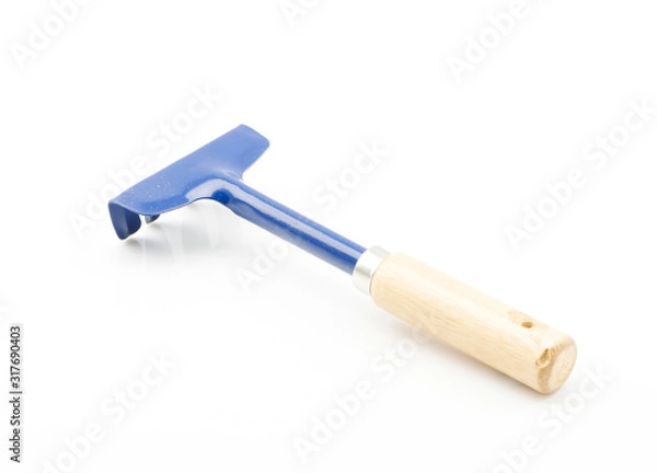 Obraz Garden tools on isolated white background