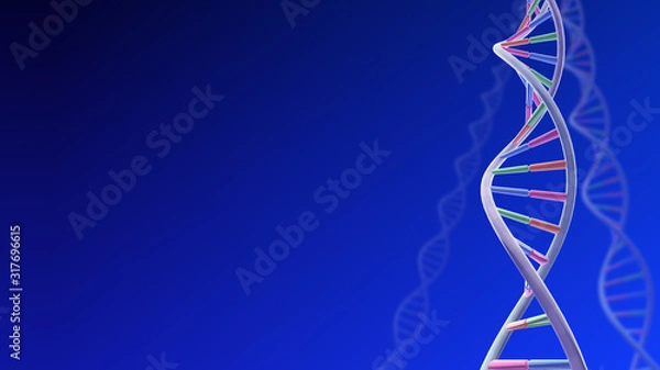 Obraz DNA Strand Helix Genome Medical Science image background.