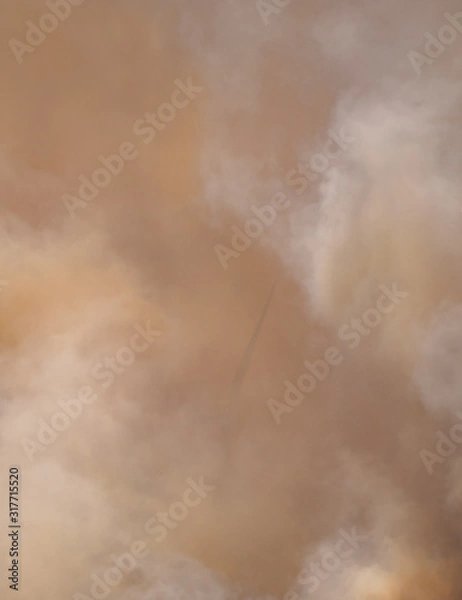 Fototapeta State of Environment - Fire and Windmill