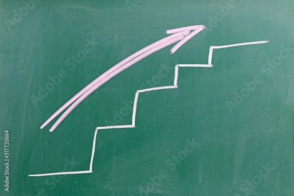 Obraz Step by step to the top