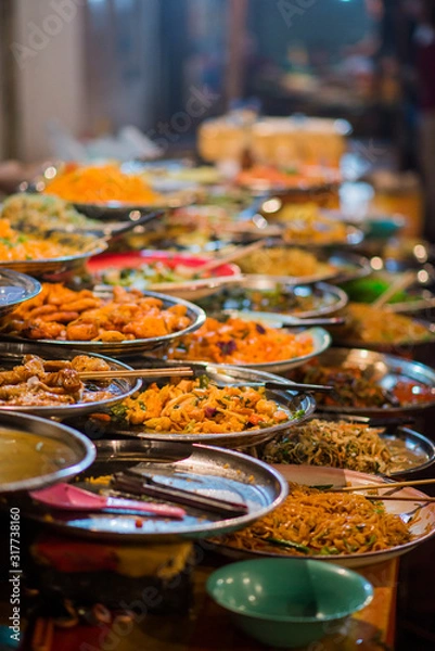 Obraz uliczne jedzenie