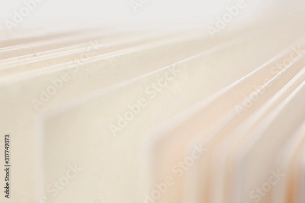 Fototapeta Abstract book pages in close-up