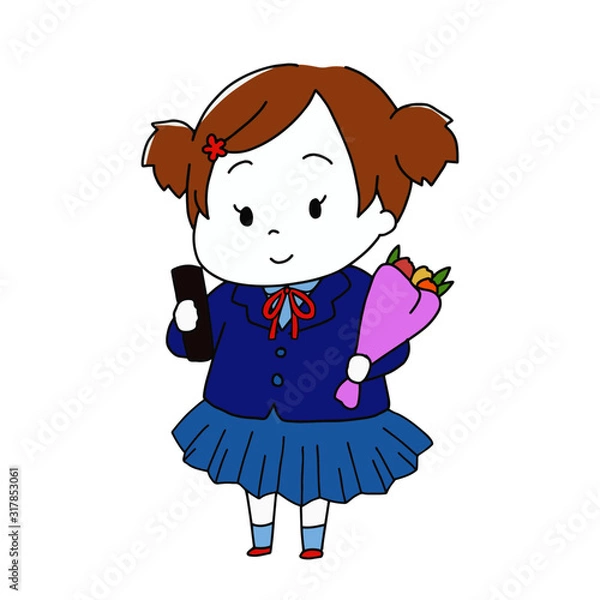 Obraz 卒園式・卒業式の卒業生