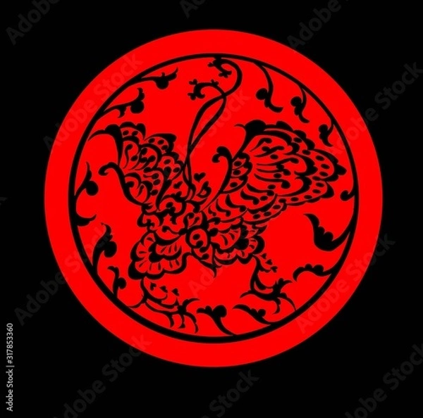 Obraz 蝶模様０７