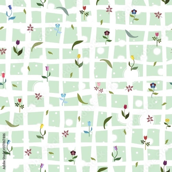 Obraz Seamless Floral Pattern. Contemporary Design.