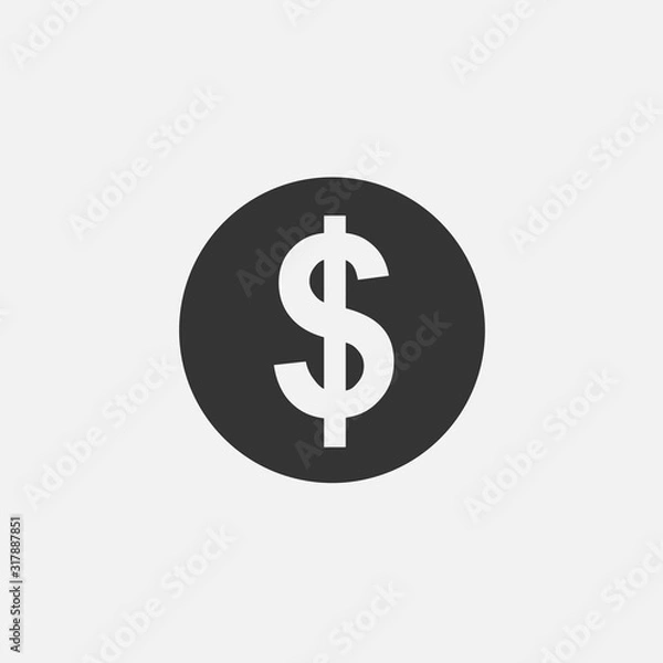 Obraz dollar icon